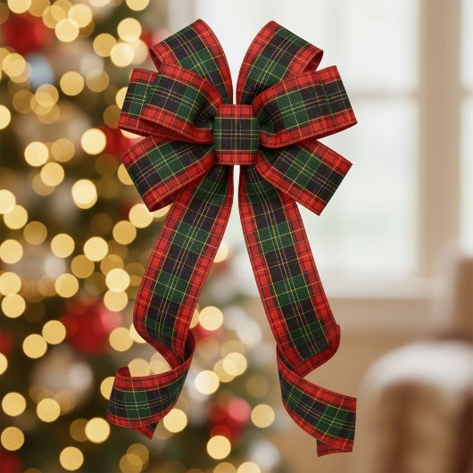 Traditional Holiday Plaid Ripsband