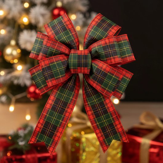 Traditional Holiday Plaid Ripsband