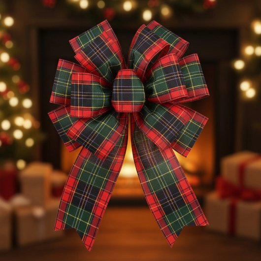 Traditional Holiday Plaid Ripsband