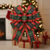 Traditional Holiday Plaid Ripsband