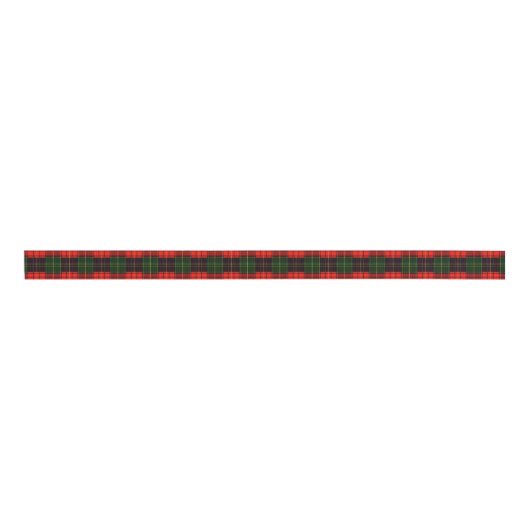 Traditional Holiday Plaid Ripsband (Vorderseite)
