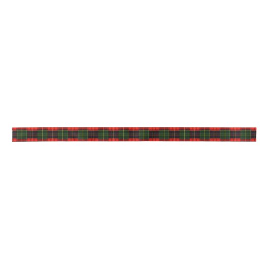 Traditional Holiday Plaid Satinband (Vorderseite)