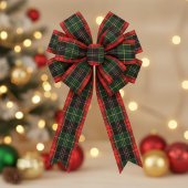 Traditional Holiday Plaid Satinband