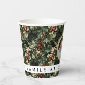 Traditional Holly 1 Photo  Pappbecher (Vorderseite)