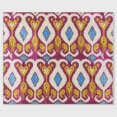 Traditional ikat fabric seamless pattern geschenkpapier (Flach)