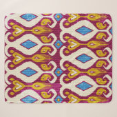 Traditional ikat fabric seamless pattern sherpadecke (Vorderseite (Horizontal))