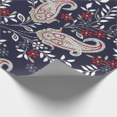 traditional Indian paisley pattern Geschenkpapier (Ecke)