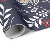 traditional Indian paisley pattern Geschenkpapier (Rolleneckpunkt)