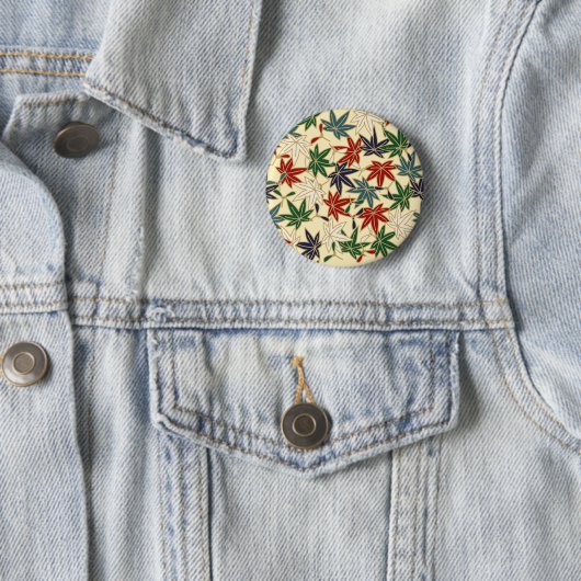 Traditional Japanese Maple Leaf Patterns Button (Beispiel)