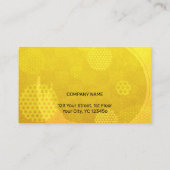 Traditional Japanese pattern Modern art gold Visitenkarte (Rückseite)