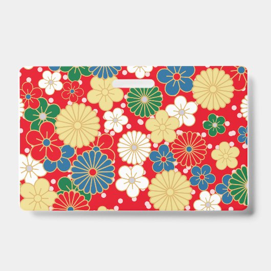 Traditional Japanese Patterns Ausweis (Vorderseite)