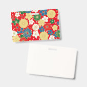 Traditional Japanese Patterns Ausweis (Vorder- & Rückseite)