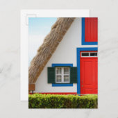Traditional Madeira house in Santana Postkarte (Vorne/Hinten)