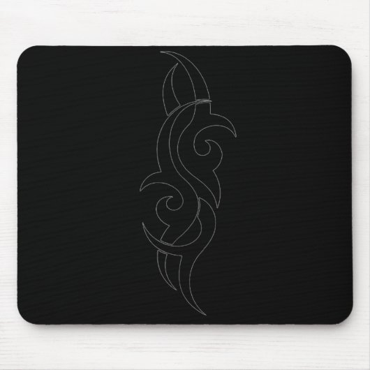 Traditional Maori Tribal Tattoo. New Zealand. Mousepad (Vorne)