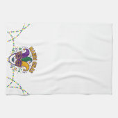 Traditional Mari Gras colored mask Geschirrtuch (Horizontal)