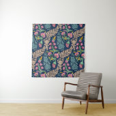 Traditional Mughal Allover Designart,pattern,flora Wandteppich (Beispiel)