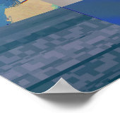 Traditional Patchwork Geometric Home Decor Poster (Ecke)