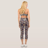 traditional pattern capri leggings (Rückseite)