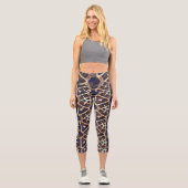 traditional pattern capri leggings (Vorderseite)