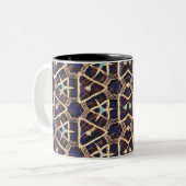 traditional pattern zweifarbige tasse (Vorderseite Links)