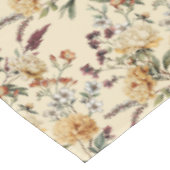 Traditional  Peony Vintage Botanical Pattern Tischdecke (Schrägansicht)