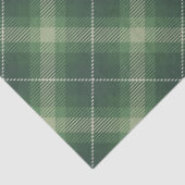Traditional plaid in shades of green seidenpapier (Detail)