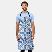 Traditional Portugal Lisbon azulejo ceramic tiles. Schürze (Getragen)