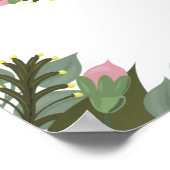 Traditional Rose posy Poster (Ecke)