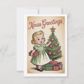 Traditional Rustic Seasonal Gift Einladung (Vorderseite)