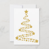 Traditional Rustic Seasonal Gift Einladung (Rückseite)