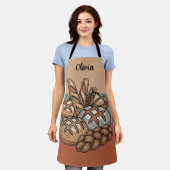 Traditional Rustic Sourdough & Baguette Schürze (Getragen)