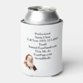 Traditional Santa Claus Business Card Dosenkühler (Kanne Vorderseite)
