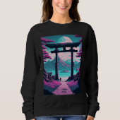 Traditional Shrine Japan Sweatshirt (Vorderseite)