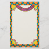 Traditional Stylish  Paper Briefpapier (Rückseite)