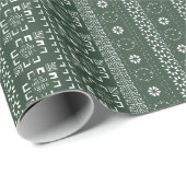 Traditional Tatreez Print Wrapping Paper Geschenkpapier (Rolleneckpunkt)