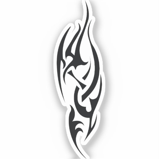 Traditional Tattoo Art Inspired Design Aufkleber (Vorderseite)