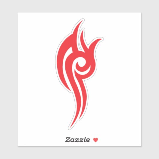 Traditional Tattoo Art Inspired Design Aufkleber (Blatt)