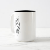 Traditional Tattoo Art Inspired Design Zweifarbige Tasse (Vorderseite Links)