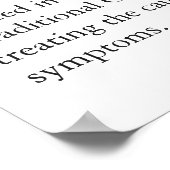 Traditional TCM Wall Art for Acupuncturist Poster (Ecke)