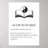 Traditional TCM Wall Art for Acupuncturist Poster (Vorne)