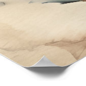 Traditional Watercolor Castle Poster (Ecke)