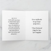 Traditionale Weihnachtskrippen-Szene für den Pasto Karte (Innenseite)