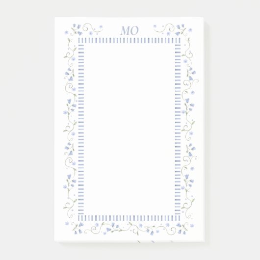 Traditionell Blau | Post-it-Notizen Post-it Klebezettel (Vorderseite)