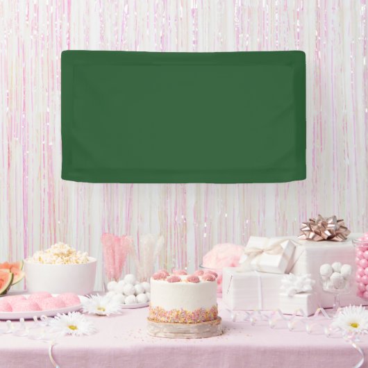 Traditionell - Dunkelgrünes Banner (Party)