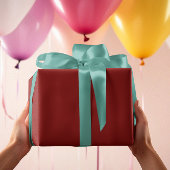 Traditionell - Dunkelrot - Papierblätter Geschenkpapier Set