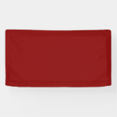 Traditionell - Dunkelrotes Banner (Horizontal)