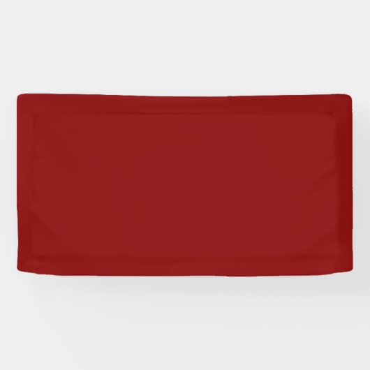 Traditionell - Dunkelrotes Banner (Horizontal)
