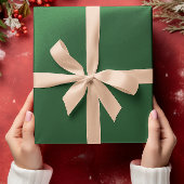 Traditionell - dunkles Grün - Papierblätter Geschenkpapier Set