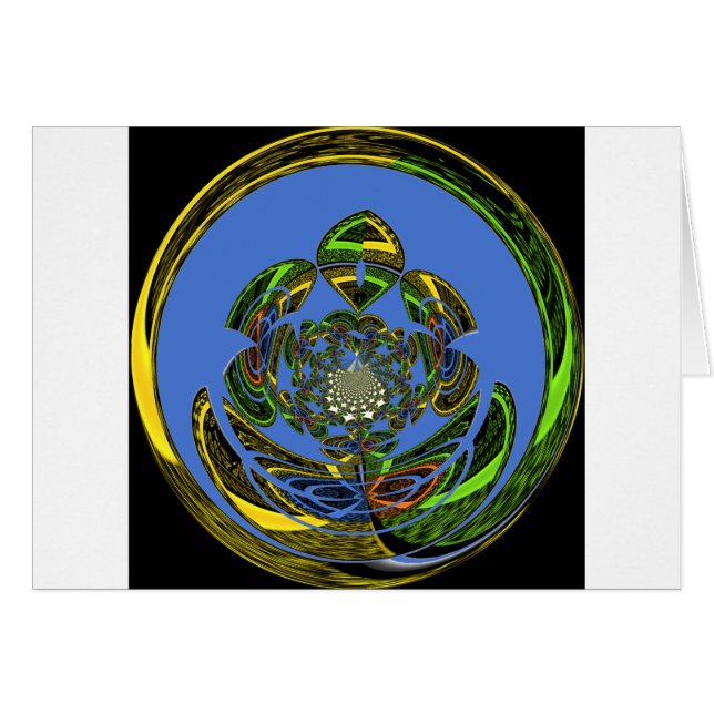 Traditionell einfach blau (Vorderseite (Horizontal))