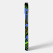 Traditionell einfach blau Case-Mate iPhone hülle (Rückseite / Links)
